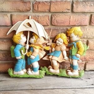 1977 wall plaques 